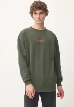 Superdry bluza barbati, culoarea verde, cu imprimeu, M2013734A-ZC3 imagine