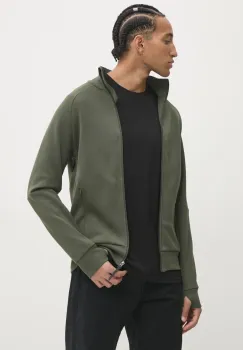 Superdry bluza barbati, culoarea verde, neted, M2013960A-1IP imagine