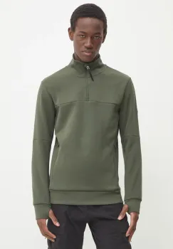 Superdry bluza barbati, culoarea verde, neted, M2013961A-1IP imagine