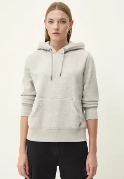 Superdry bluza femei, culoarea gri, cu gluga, melanj, W2012180A-D6V imagine