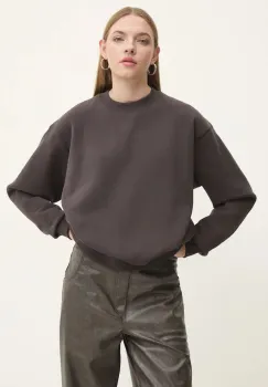 Superdry bluza femei, culoarea gri, neted, W2012054A-AWF imagine