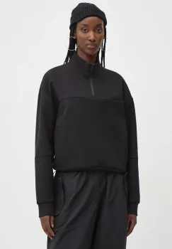Superdry bluza femei, culoarea negru, neted, W2012170A-02A imagine
