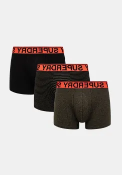 Superdry boxeri 3-pack barbati, culoarea negru, M3110452A-B9Y imagine