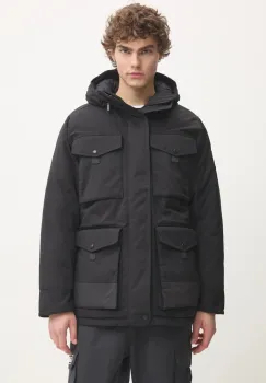 Superdry geaca barbati, culoarea negru, de iarna, M5011992A-12A imagine