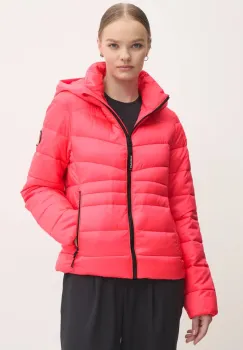 Superdry geaca femei, culoarea roz, de iarna, W5011724A-1ZP imagine