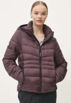Superdry geaca femei, culoarea violet, de iarna, W5011724A-C4J imagine