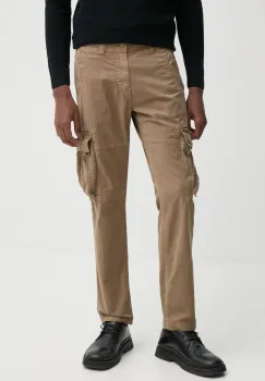 Superdry pantaloni barbati, culoarea bej, cu fason cargo, M7011132A-9VF imagine