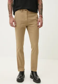 Superdry pantaloni barbati, culoarea verde, cu fason chinos, M7011135A-D8S imagine