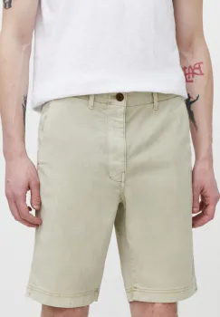 Superdry pantaloni scurti barbati, culoarea bej imagine