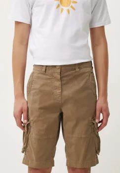 Superdry pantaloni scurti barbati, culoarea bej imagine