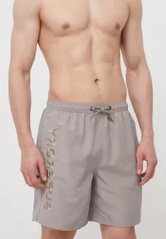 Superdry pantaloni scurti de baie culoarea bej imagine