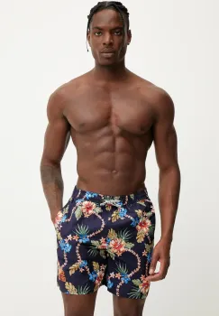Superdry pantaloni scurti de baie culoarea bleumarin, M3010242A-F7B imagine