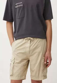 Superdry pantaloni scurti din bumbac culoarea bej imagine