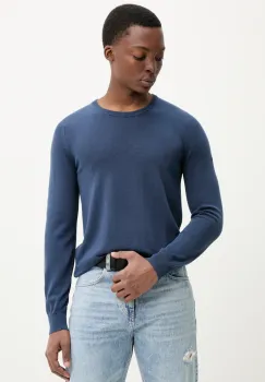 Superdry pulover barbati, culoarea albastru marin, light, M6110667A-C2Y imagine