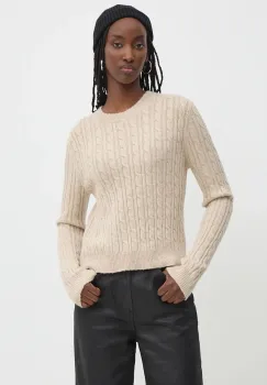 Superdry pulover femei, culoarea bej, W6110565A-C2X imagine