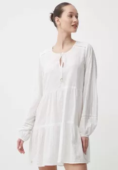 Superdry rochie culoarea alb, mini, evazati imagine