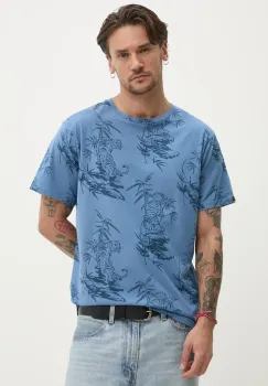 Superdry tricou din bumbac barbati, cu imprimeu, M1012315A-F8S imagine