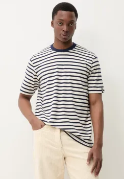 Superdry tricou din bumbac barbati, culoarea bej, cu imprimeu, M1012146A-QF5 imagine