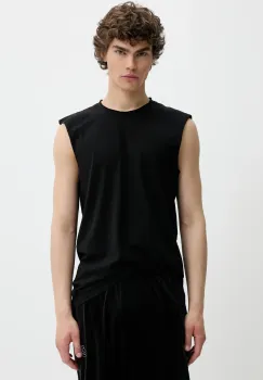 Superdry tricou din bumbac culoarea negru, M6010897A-02A imagine