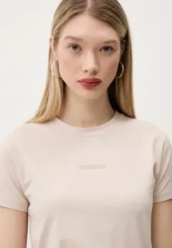 Superdry tricou femei, culoarea bej, W1011639A-7SJ imagine