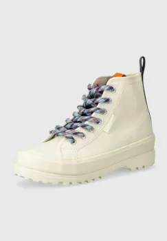 Superga tenisi 2431 ALPINA TREK SHOELACES femei, culoarea bej, S8138MW imagine
