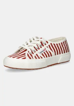 Superga tenisi STRIPES PRINT culoarea rosu, S8148TW imagine