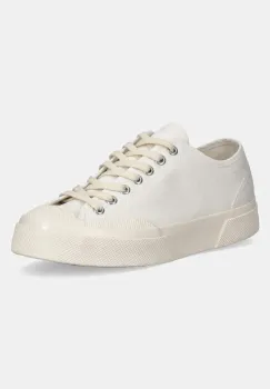 Superga tenisi WORKS LOW CUT COTTON CANV culoarea alb, S51347W imagine