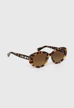 Swarovski ochelari de soare 5679535 DEXTERA ORGANIC culoarea maro imagine