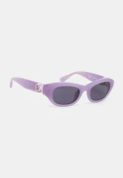 Swarovski ochelari de soare MILLENIA femei, culoarea violet, 5724503 imagine
