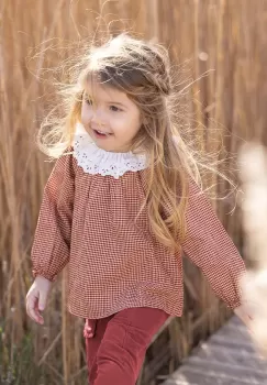 Tartine et Chocolat bluza bebe culoarea bordo, modelator, TZ12031 imagine
