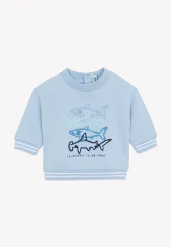 Tartine et Chocolat hanorac de bumbac pentru copii cu imprimeu, CA15031 imagine