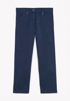 Tartine et Chocolat pantaloni copii culoarea albastru marin, neted, CA22033 imagine