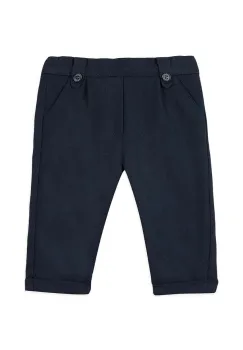 Tartine et Chocolat pantaloni copii culoarea albastru marin, neted, TZ22041 imagine