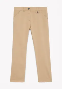 Tartine et Chocolat pantaloni copii culoarea bej, neted, CA22033 imagine