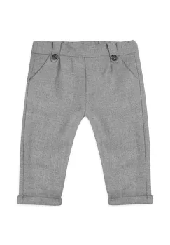 Tartine et Chocolat pantaloni copii culoarea gri, neted, TZ22041 imagine