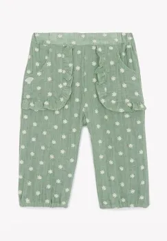 Tartine et Chocolat pantaloni cu amestec de in pentru copii culoarea turcoaz, CA22021 imagine