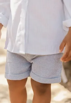 Tartine et Chocolat pantaloni scurti bebe culoarea gri, CA26111 imagine