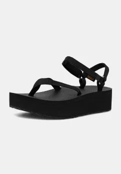Teva sandale Flatform Sandal Slim culoarea negru, cu platforma, 1164630 imagine