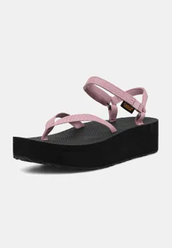 Teva sandale Flatform Sandal Slim culoarea violet, cu platforma, 1164630 imagine
