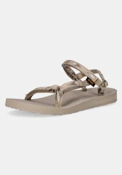 Teva sandale Original Universal Slim culoarea bej, 1150110 imagine
