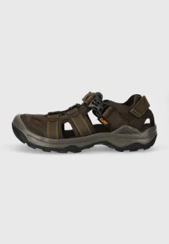 Teva sandale Sandaly Teva Omnium 2 Leather 1019179 TKCF barbati, culoarea negru 1019179.TKCF-tkcf imagine