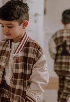 That's mine geaca copii Timmie culoarea maro imagine