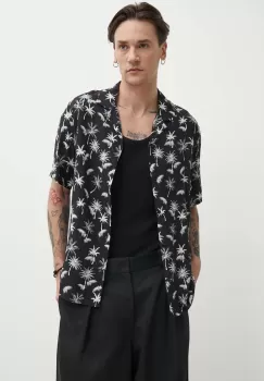 The Kooples camasa barbati, culoarea negru, regular, HCCC28066K imagine