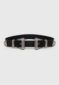The Kooples curea femei, culoarea negru, AFCE25026K imagine