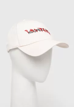 The Kooples sapca de baseball din bumbac culoarea bej, cu imprimeu imagine