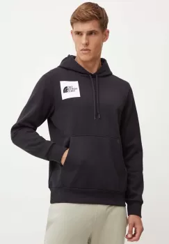 The North Face bluza Fine Hoodie barbati, culoarea negru, cu gluga, cu imprimeu, NF0A89EUJK31 imagine