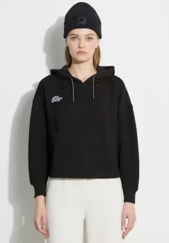 The North Face bluza Mhysa femei, culoarea negru, cu gluga, cu imprimeu, NF0A853WJK31 imagine