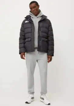 The North Face bluza Pull-on barbati, culoarea gri, cu gluga, melanj, NF0A8AMBEC41 imagine