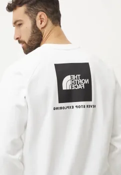 The North Face bluza Raglan Redbox barbati, culoarea bej, modelator, NF0A89FAFN41 imagine