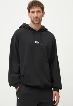 The North Face bluza Zumu Hoodie barbati, culoarea negru, cu gluga, neted, NF0A89FJJK31 imagine